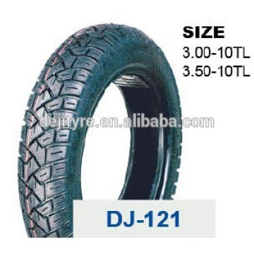 vente en gros haute qualité tubeless moto pneu 3.50-10 4PR/6PR/8PR
